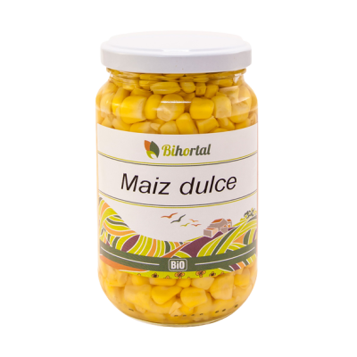 Sweet Corn Kernels, 369g, Bioandalus Organic